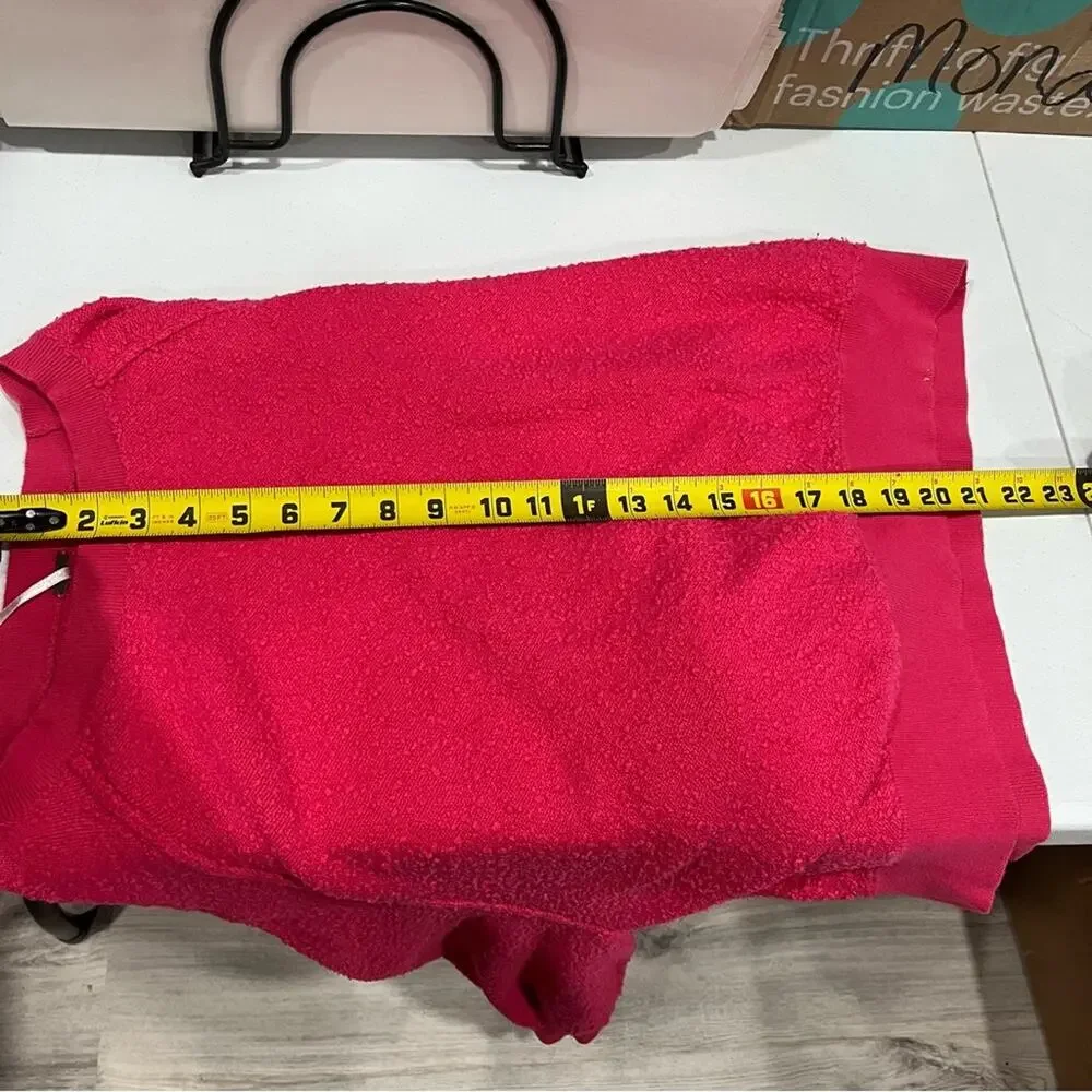 Free People Found My Friend Popcorn Sweater In Rock Candy Pink Womens Medium
